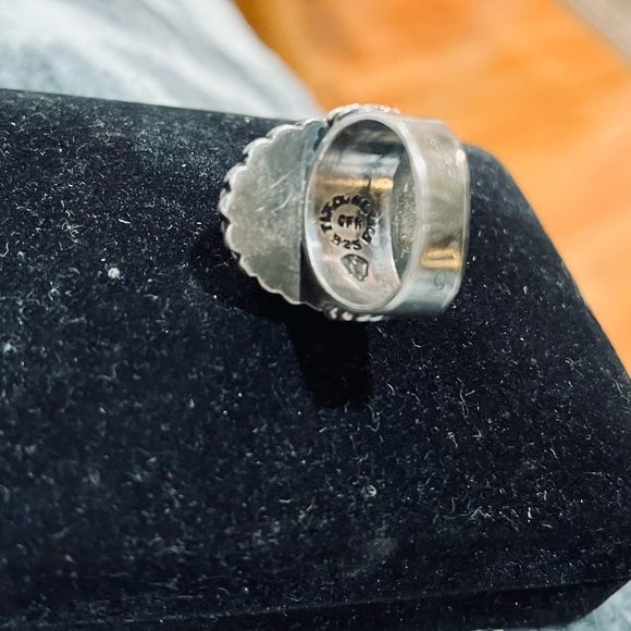 STERLING TIGER EYE RING - Picture 6 of 9